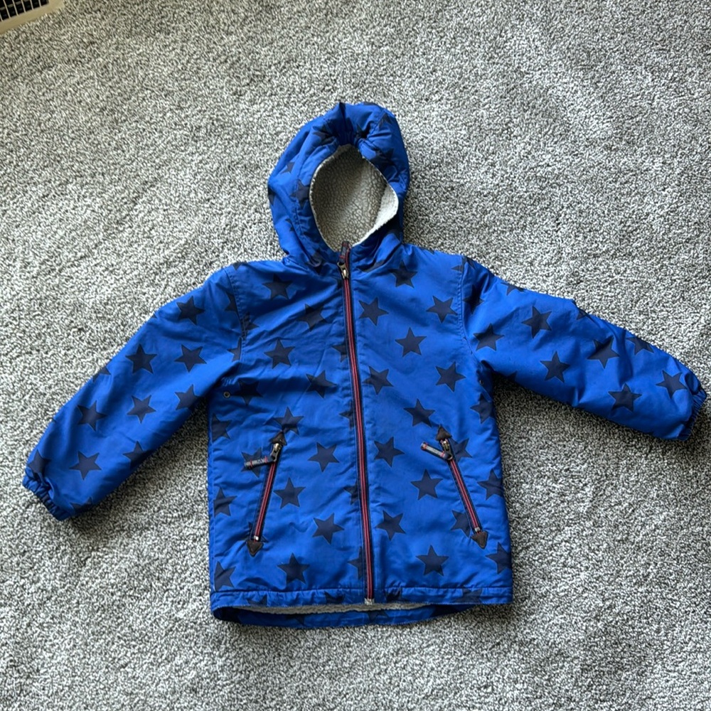 Mini Boden boys coat 7-8